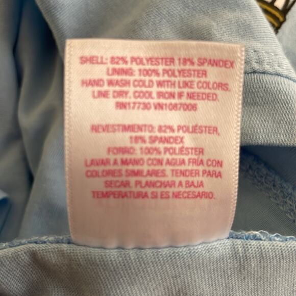 Xhilaration L short sleeve t-shirt blue white knife warrior unique fighter - Picture 8 of 8